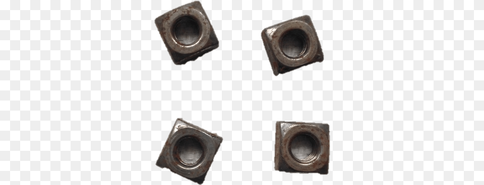 Square Nut Solid, Bronze, Device Free Png Download
