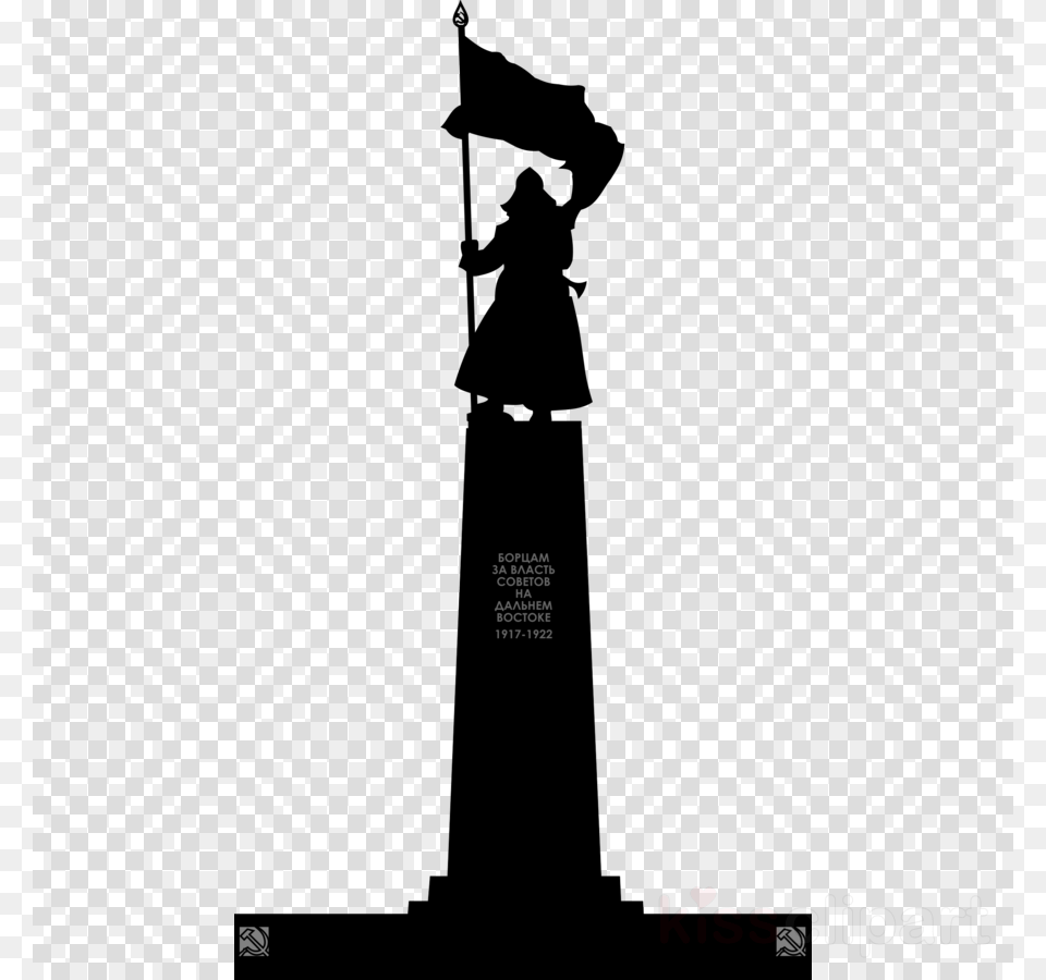 Square Of The Fighters For The Soviet Power Clipart, Adult, Female, Person, Woman Png Image