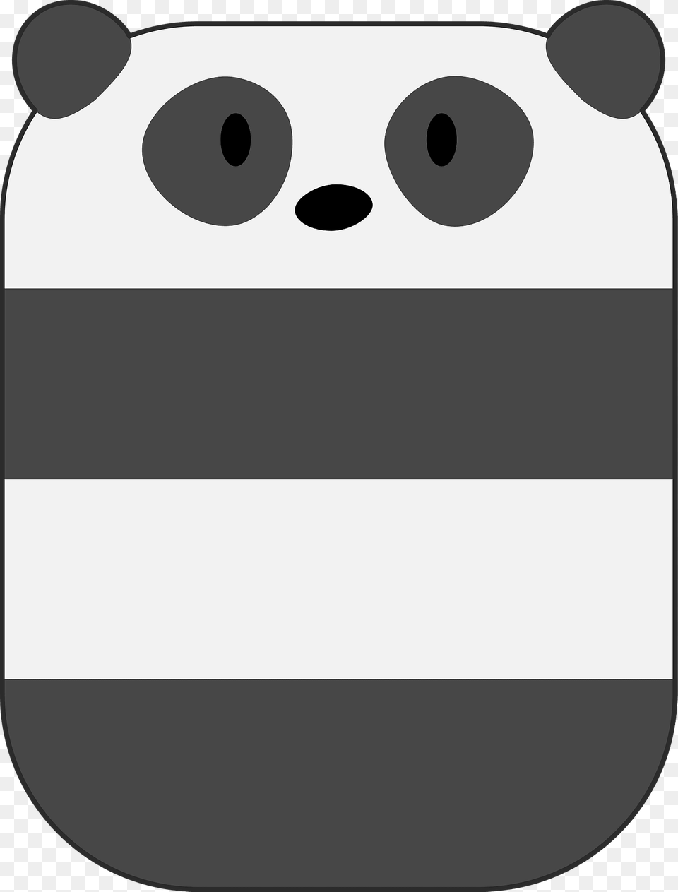 Square Panda Clipart, Animal, Bear, Mammal, Wildlife Free Png