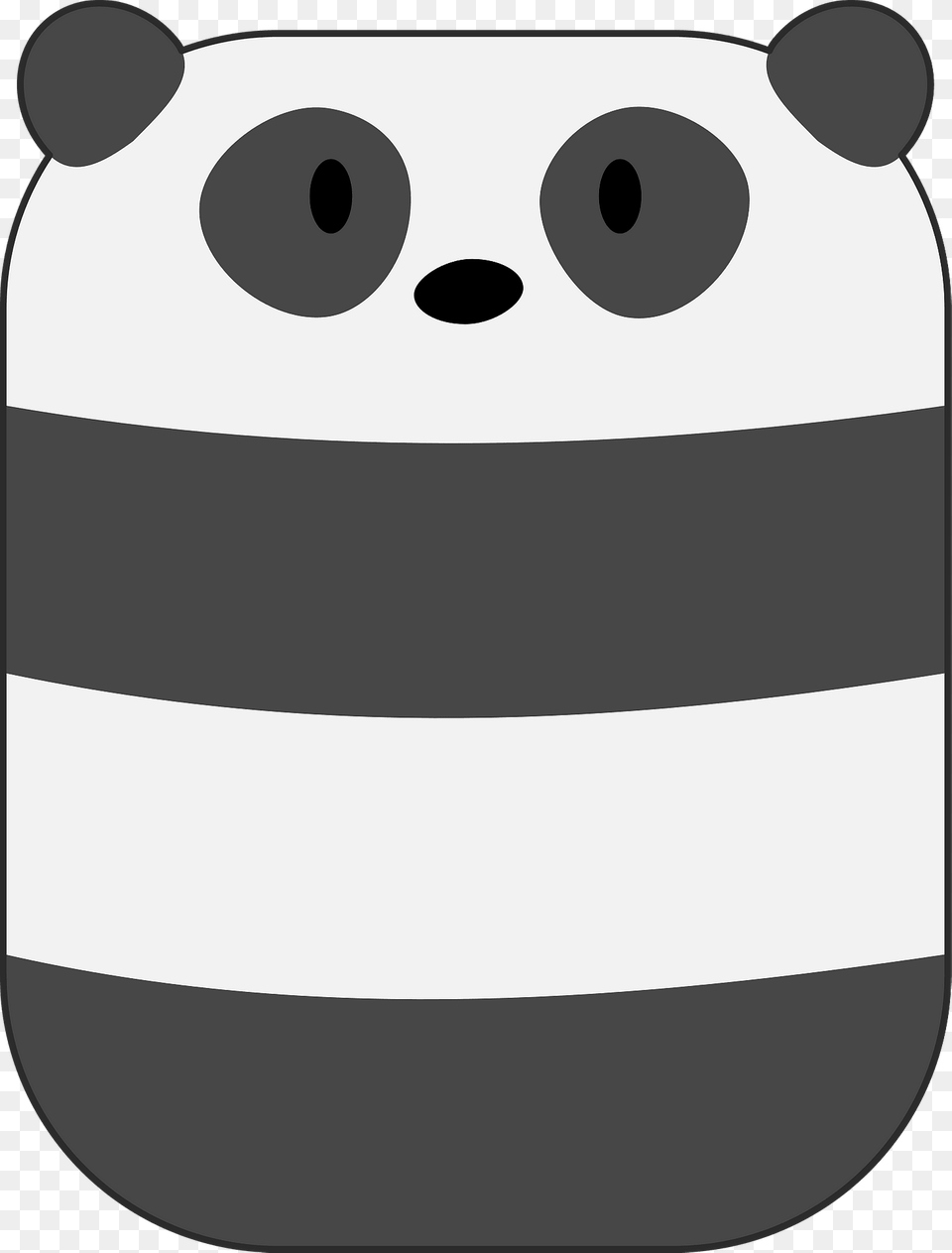 Square Panda Clipart, Jar Free Transparent Png