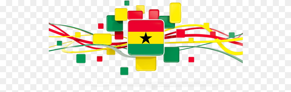 Square Pattern With Lines Illustration Of Flag Ghana 2014 Fifa World Cup Group G, Wiring Png