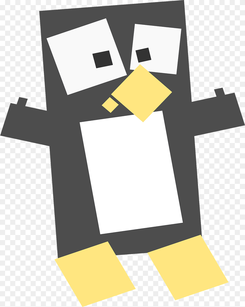 Square Penguin Clipart, People, Person, Business Card, Paper Free Transparent Png