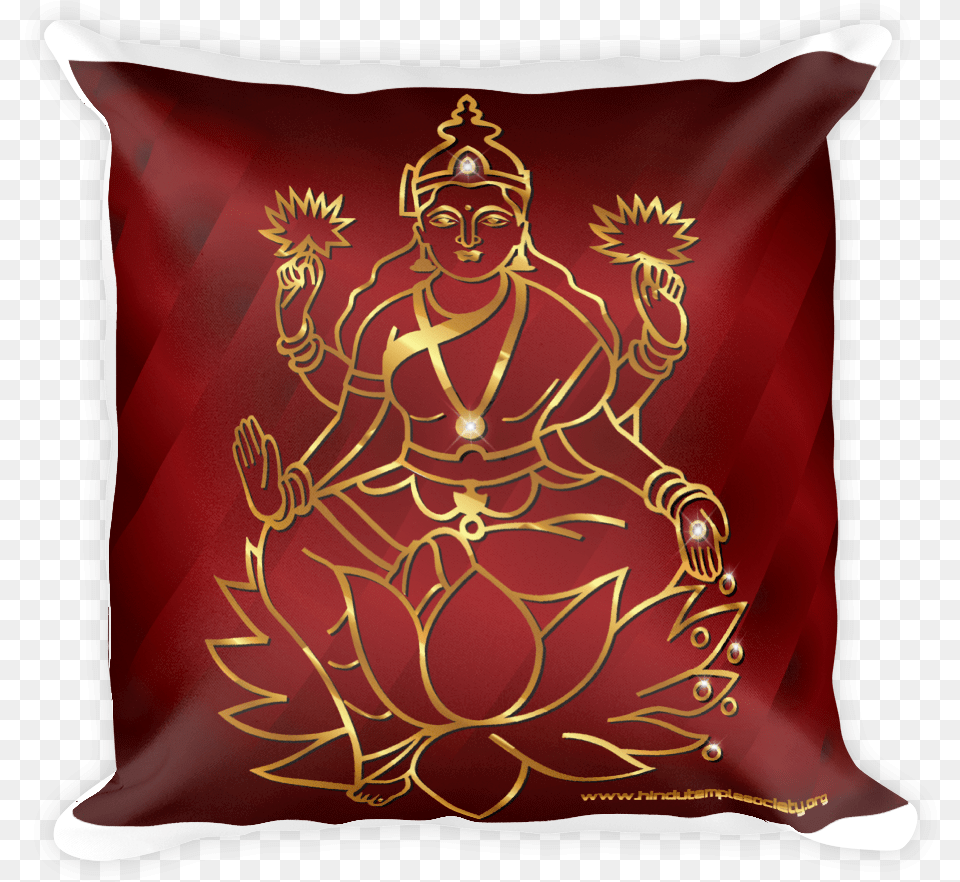 Square Pillow Goddess Laxmi Stock Illustration, Cushion, Home Decor, Face, Head Free Png