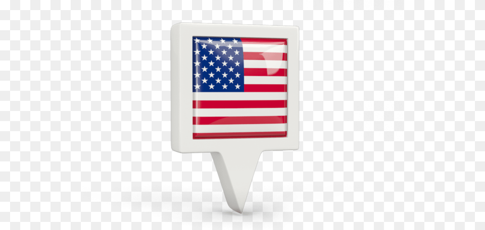 Square Pin Icon American Flag Icon, American Flag Png