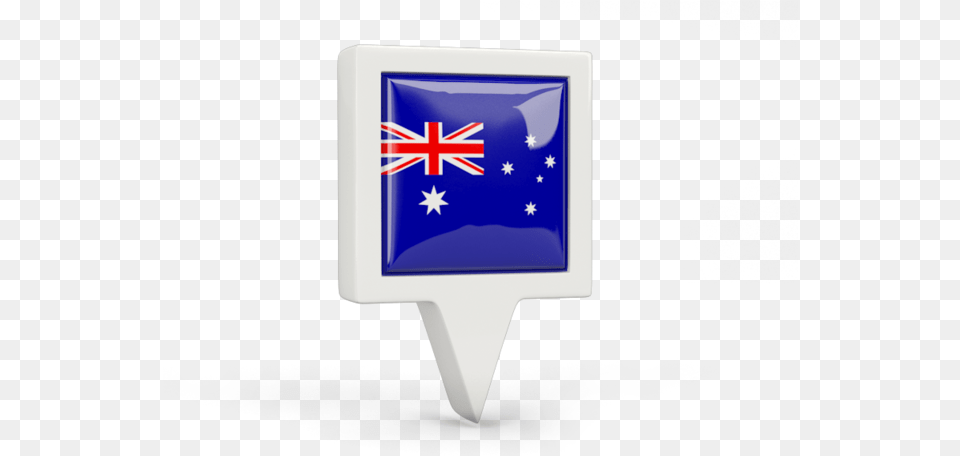 Square Pin Icon Australia Flag Free Png Download