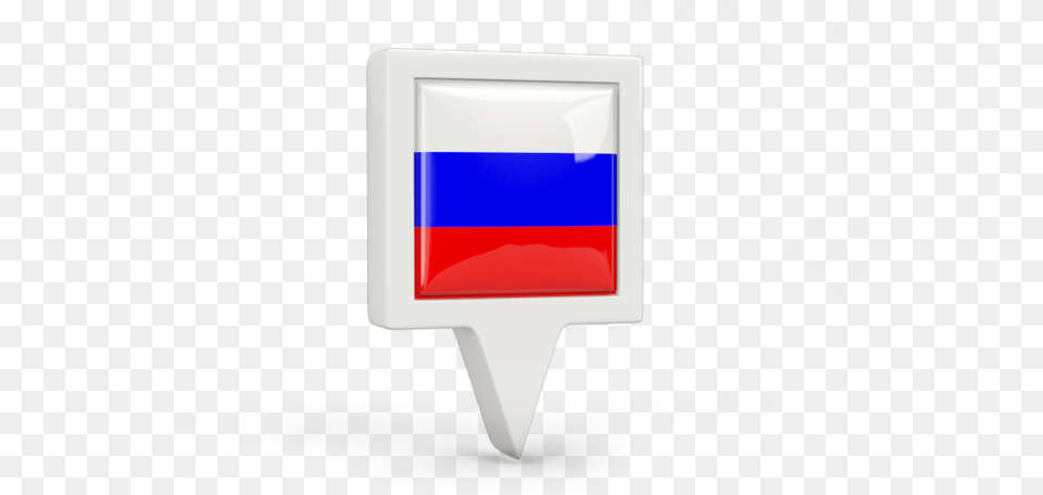 Square Pin Icon Flag Pin Icon Russia Free Transparent Png