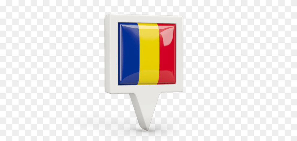 Square Pin Icon Romania Pin Flag Png