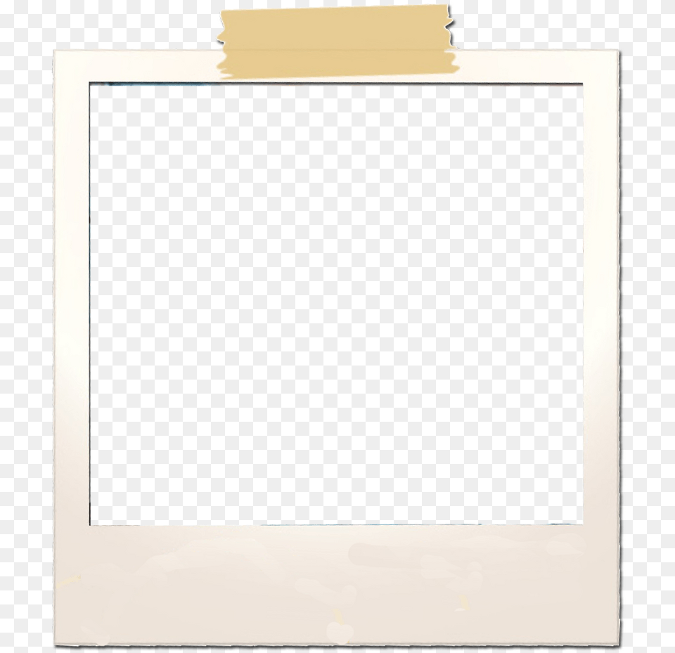 Square Polaroid Frame Paper, Blackboard Free Png