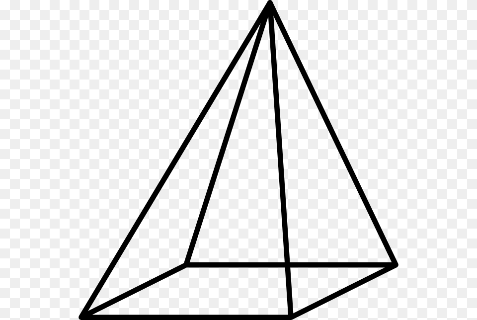 Square Pyramid Solid Geometry Cone Rectangle Square Pyramid, Triangle Free Png