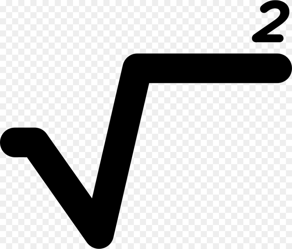 Square Root Mathematical Sign Square Root Icon, Symbol, Blade, Razor, Weapon Free Png Download
