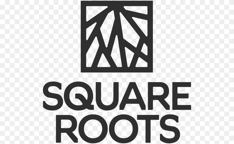 Square Roots Farm Logo, Text, Symbol Png Image