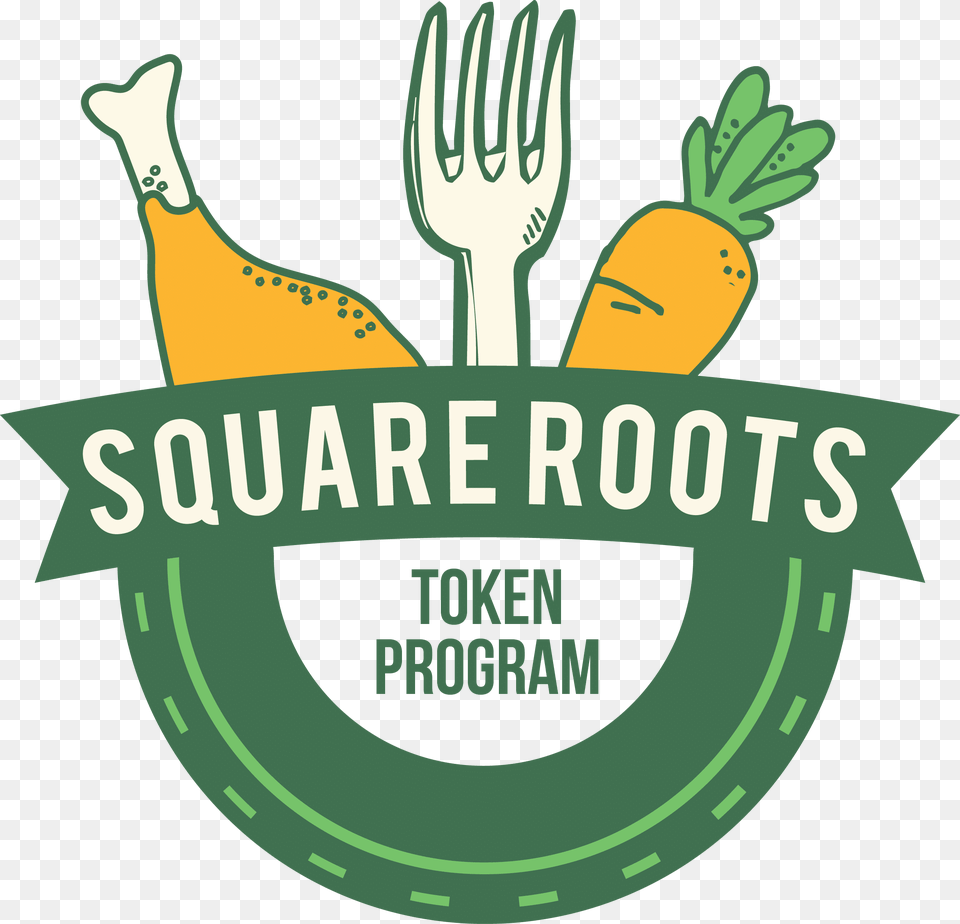 Square Roots Token Program, Cutlery, Fork, Face, Food Png Image