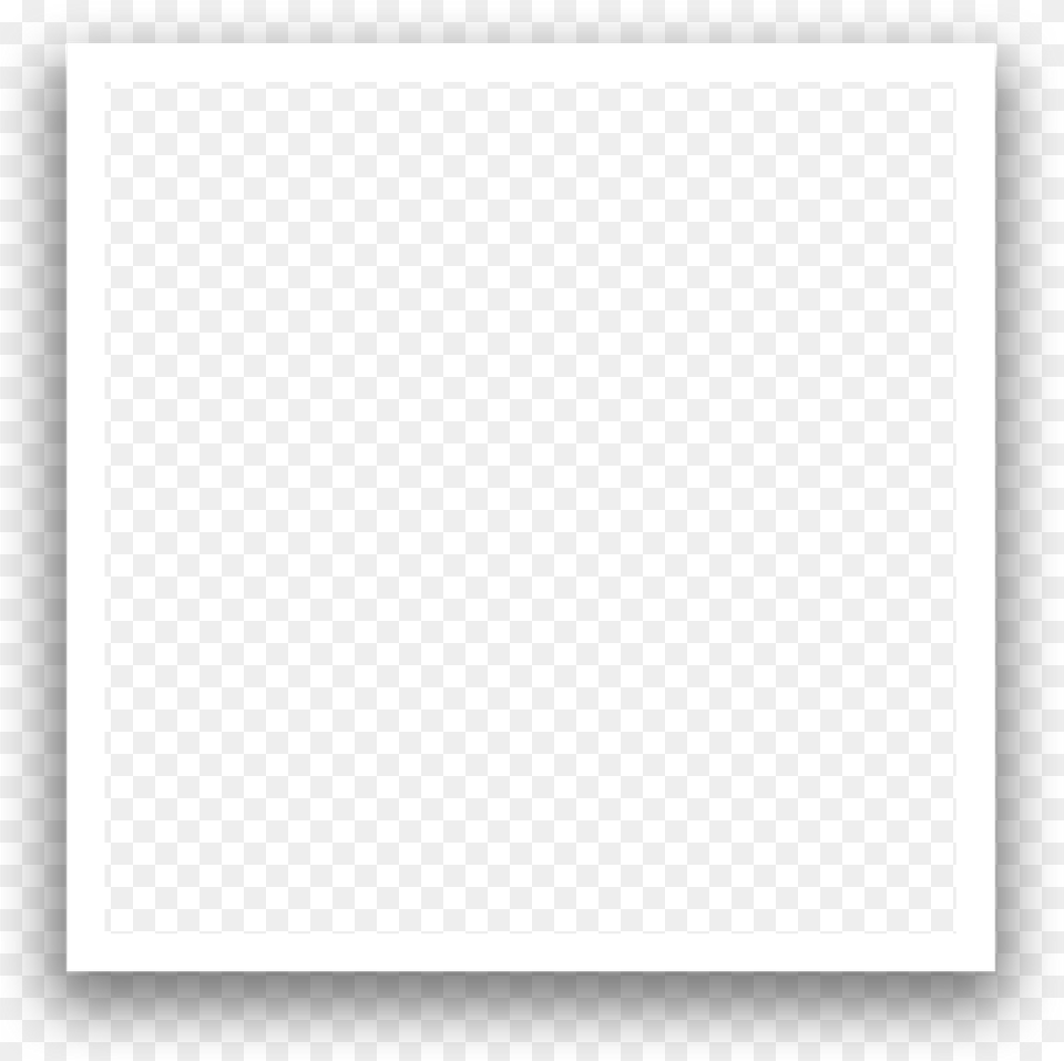 Square Shadow Border White Vector Lines Edit Square With Shadow, Electronics, Screen Free Png Download