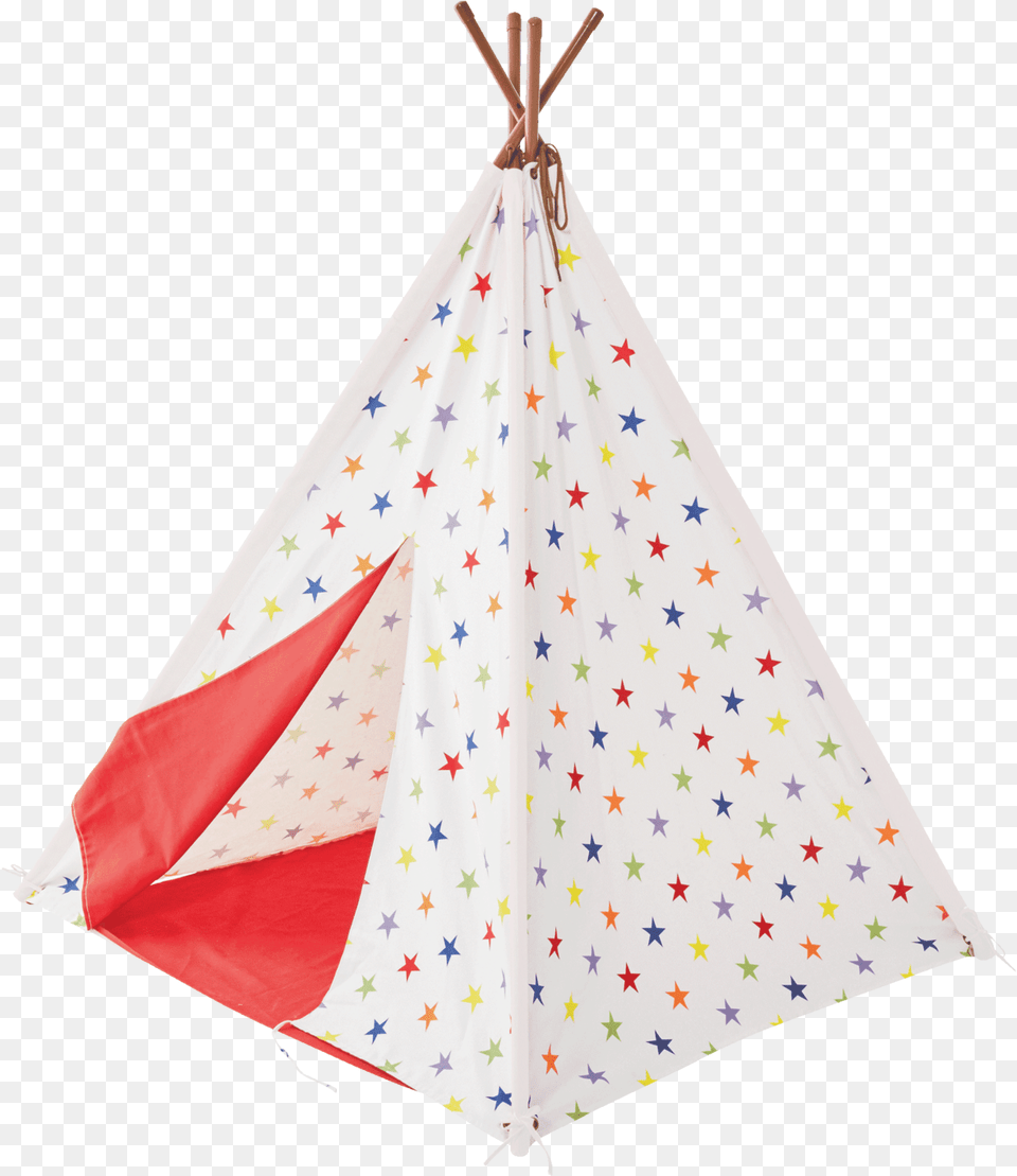 Square Teepee Rainbow Star Great Little Trading Co Square Teepee, Flag, Tent, Camping, Outdoors Free Transparent Png