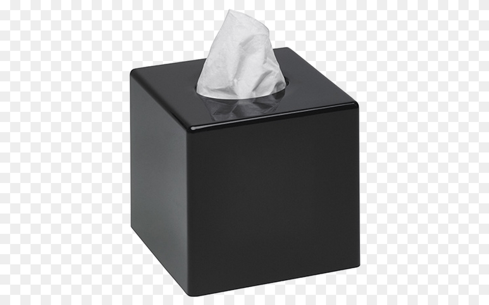 Square Tissue Box Abs Bright Black, Paper, Paper Towel, Towel, Toilet Paper Free Png Download