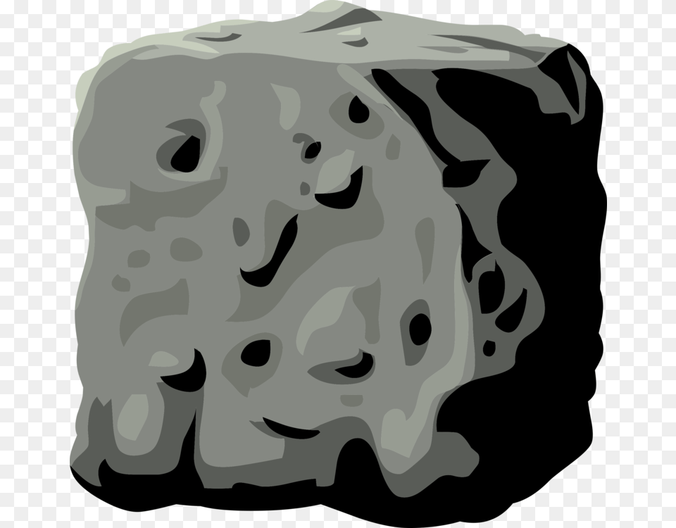 Square Two Dimensional Space Cartoon Rock Black And Square Rock Clipart, Animal, Mammal, Pig Free Transparent Png