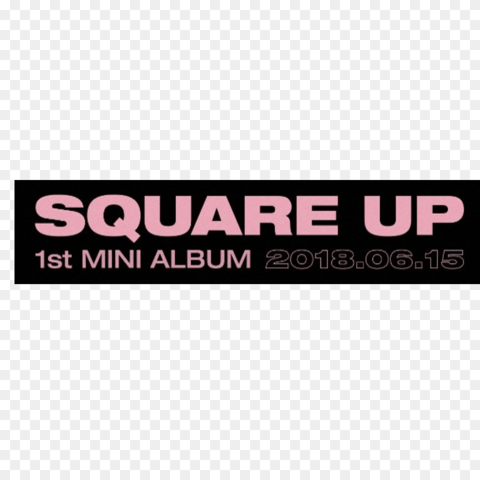 Square Up Blackpink Lisa Jisoo Jennie Freetoedit, Logo, Text Png