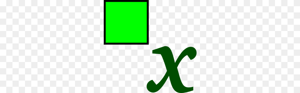 Square X Sub Clip Art, Green, Symbol, Text Free Png Download