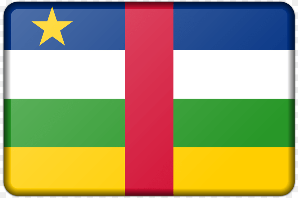 Squareareayellow Central African Republic Flag Png