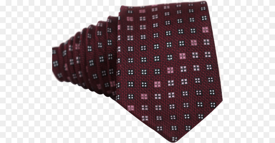 Squares On Red Necktie Polka Dot, Accessories, Formal Wear, Tie Free Transparent Png
