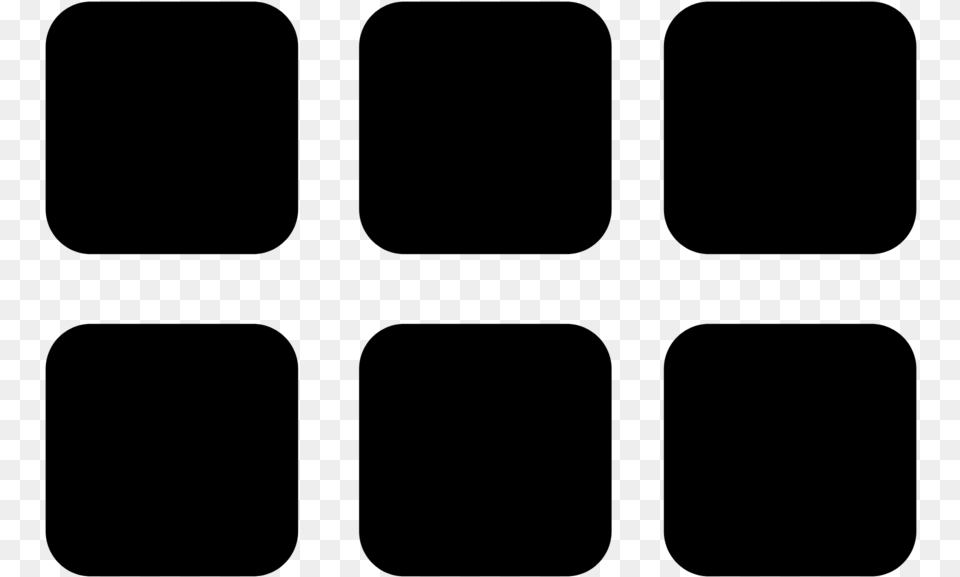 Squares Symbols 1 6 Illustration Board, Gray Png