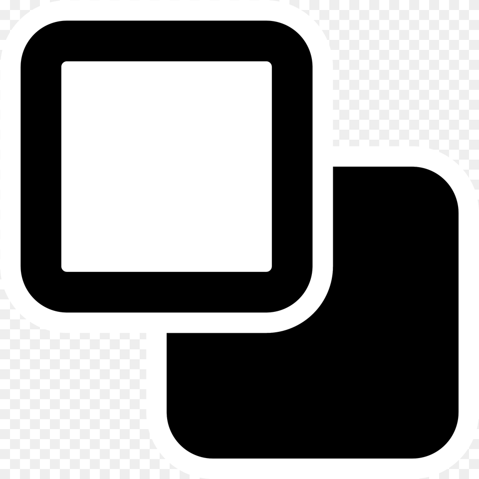 Squaretextsymbol Send Backward Icon, Home Decor Free Png Download