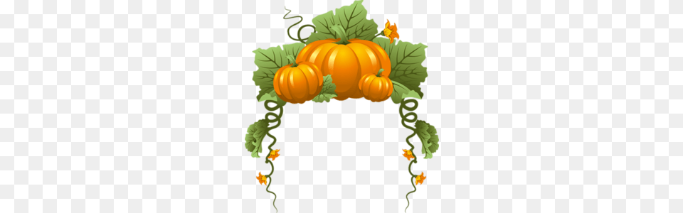 Squash Clipart Border, Food, Plant, Produce, Pumpkin Png Image