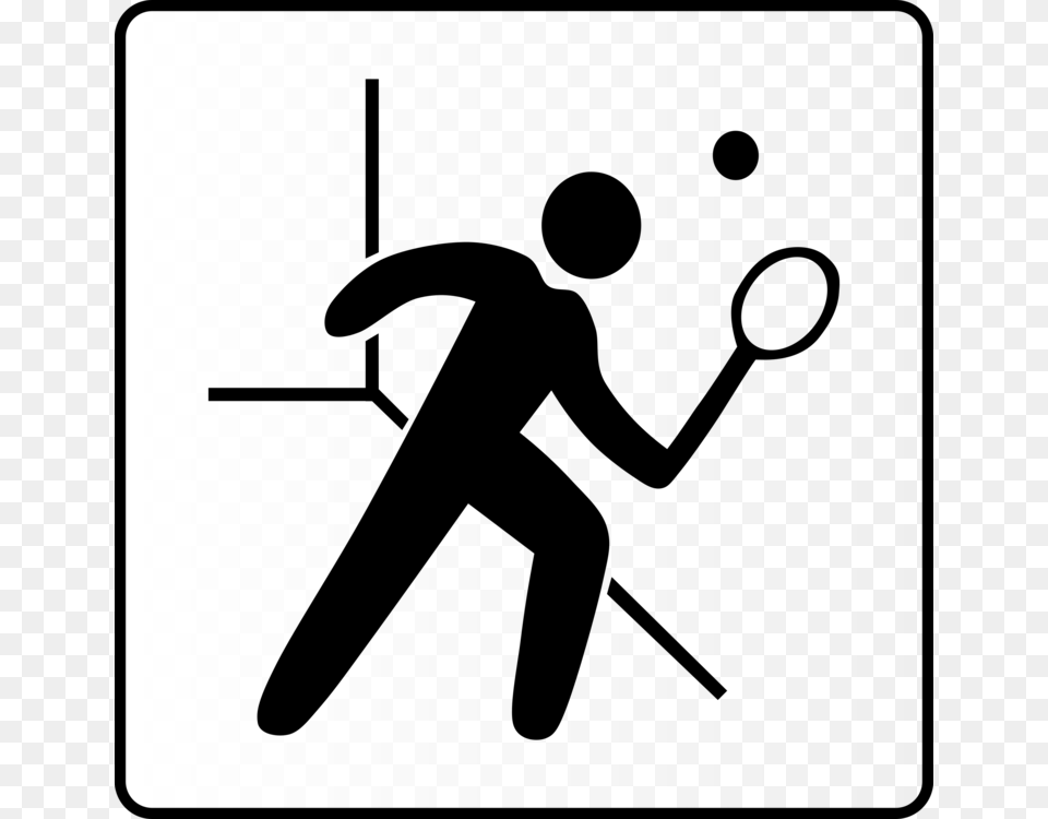 Squash Tennis Centre Computer Icons Racquetball Sports, Stencil, Badminton, Person, Sport Png