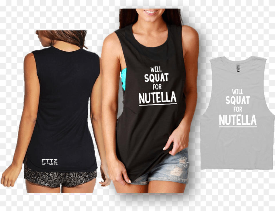 Squat, Adult, Tank Top, T-shirt, Person Free Transparent Png