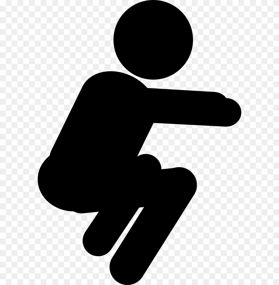 Squat Icon, Sign, Symbol Png Image