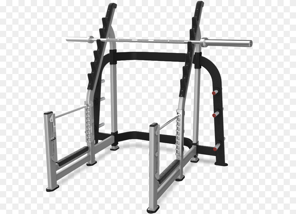 Squat Rack Bar, Bow, Weapon, Fitness, Sport Free Png Download