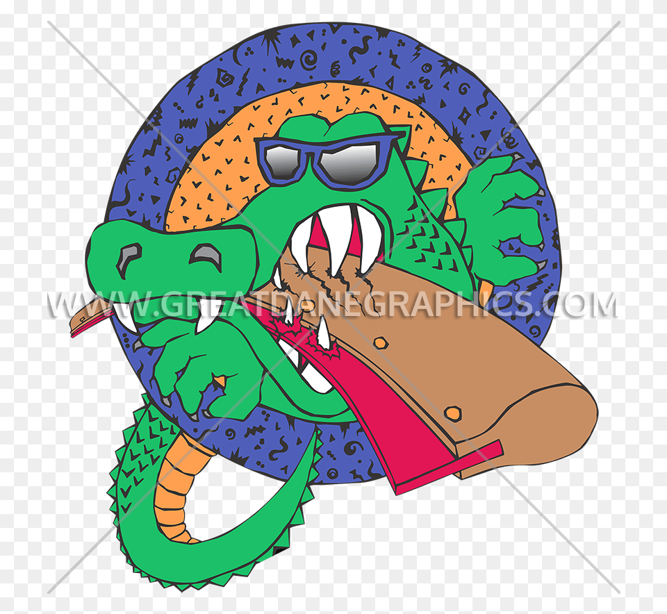 Squeegee Gator Production Ready Artwork For T Shirt Printing, Baby, Person, Face, Head Free Png Download