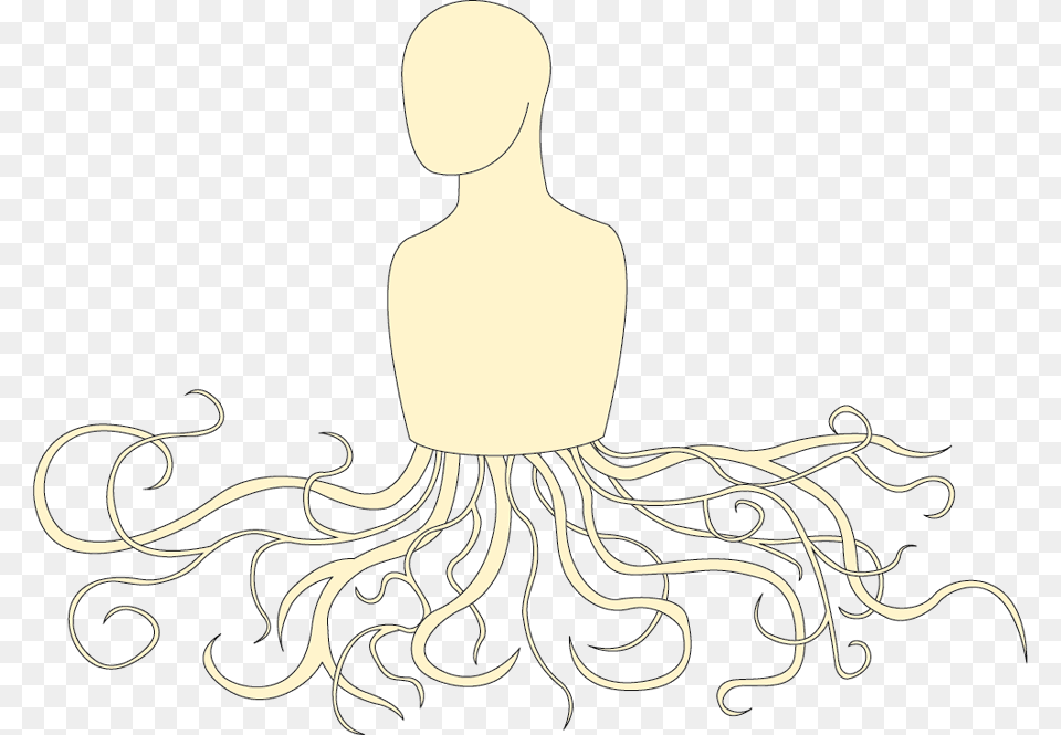 Squid, Chandelier, Lamp, Plant, Root Free Transparent Png