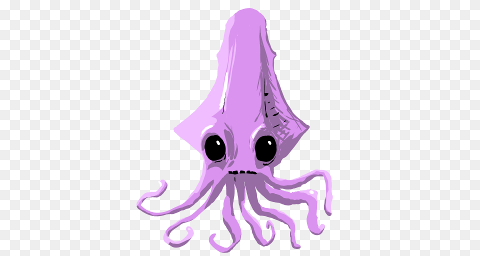 Squid, Animal, Sea Life, Adult, Bride Png Image