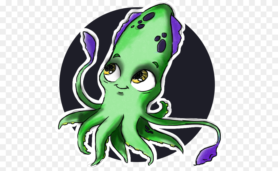 Squid Art, Animal, Sea Life, Baby, Person Png