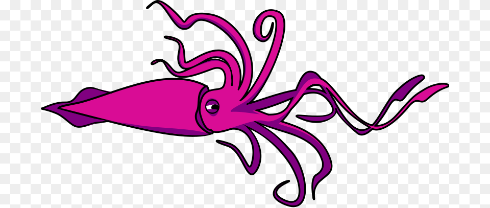Squid Clip Art, Food, Seafood, Animal, Invertebrate Free Png Download