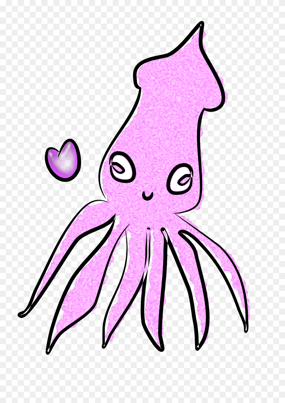 Squid Clip Art, Animal, Sea Life, Food, Purple Free Png Download