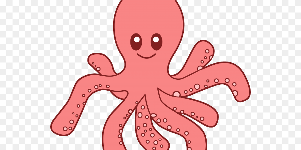 Squid Clipart Easy, Animal, Sea Life, Invertebrate, Octopus Free Png Download