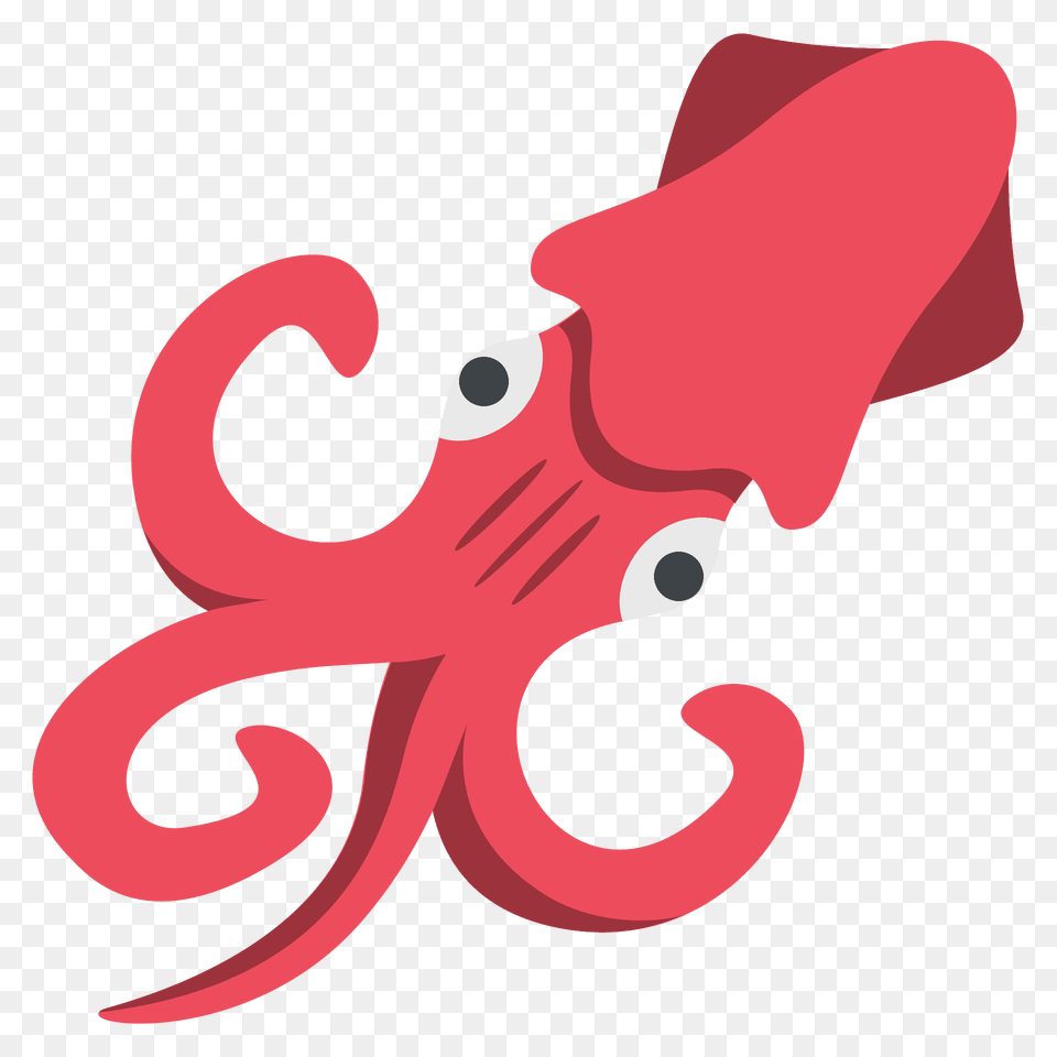 Squid Emoji Clipart, Animal, Sea Life, Food, Seafood Png