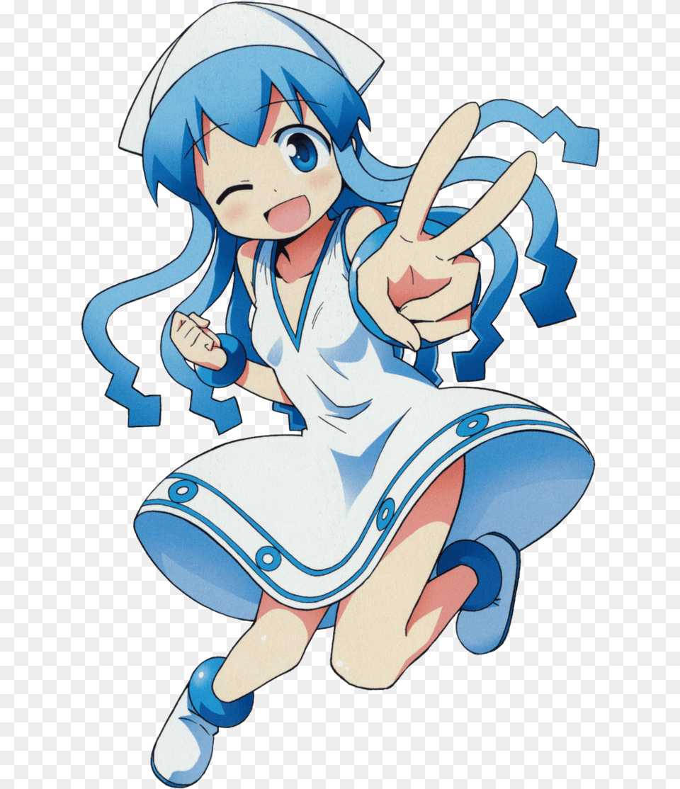 Squid Girl, Book, Comics, Publication, Baby Png Image