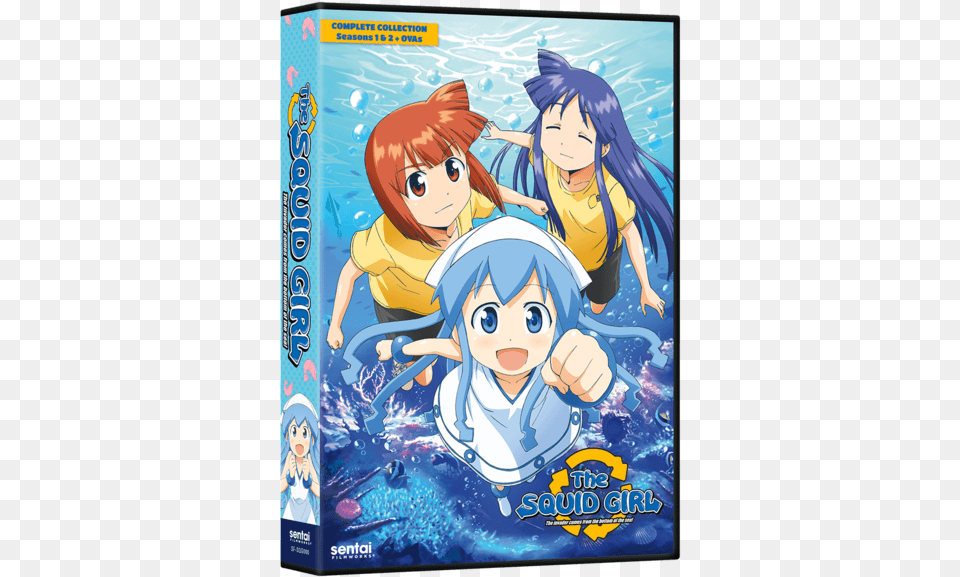 Squid Girl Dvd, Publication, Book, Comics, Adult Png Image