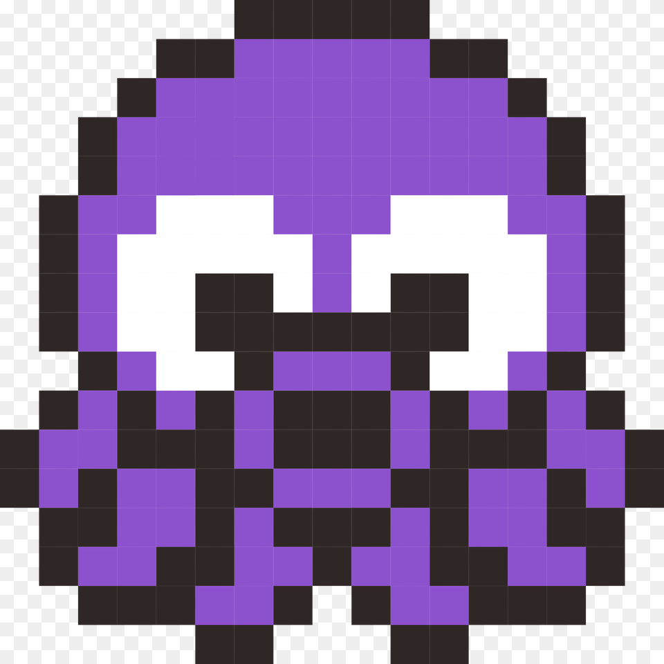 Squid Minecraft Pixel Art, Purple, First Aid Free Png Download
