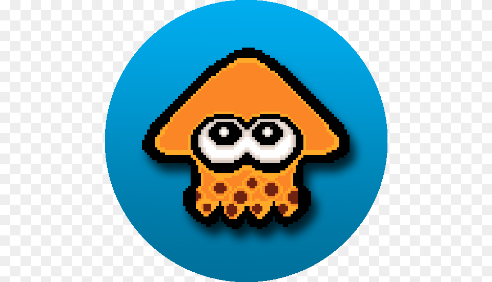 Squid Orangesquidbutton Video Game, Sticker, Baby, Person, Logo Png Image
