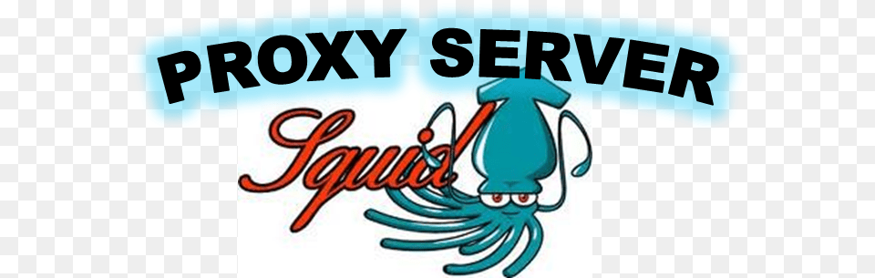 Squid Proxy Logo, Food, Seafood, Animal, Sea Life Png Image