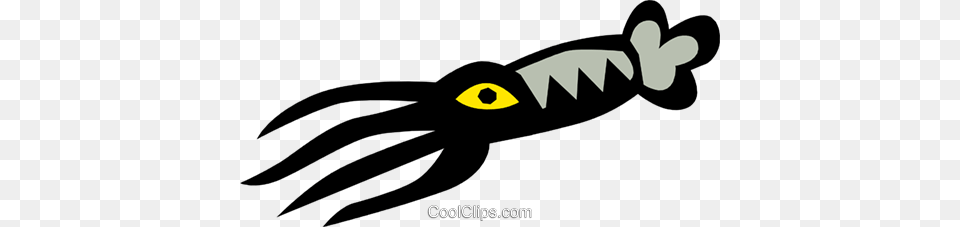 Squid Royalty Vector Clip Art Illustration, Electronics, Hardware, Animal, Fish Free Png Download