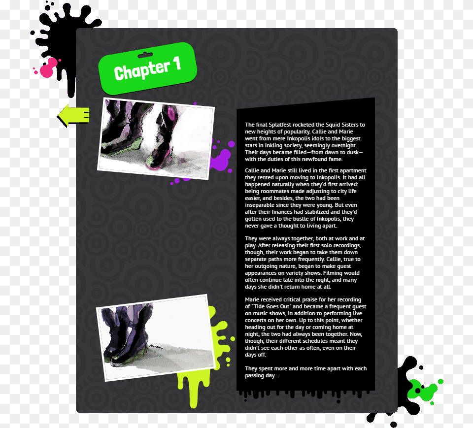 Squid Sisters Chap 1 1 Flyer, Advertisement, Poster, Person Free Transparent Png