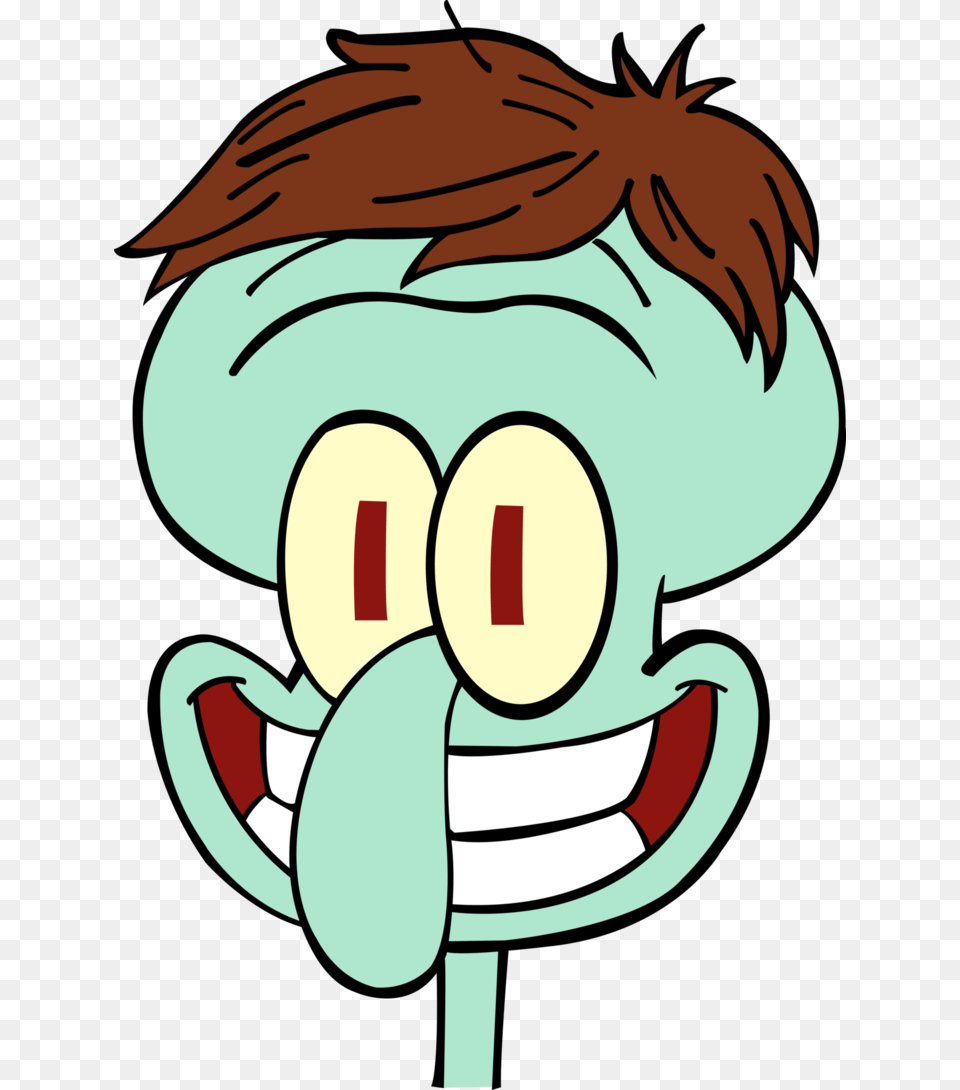 Squidward, Baby, Person, Book, Comics Free Png