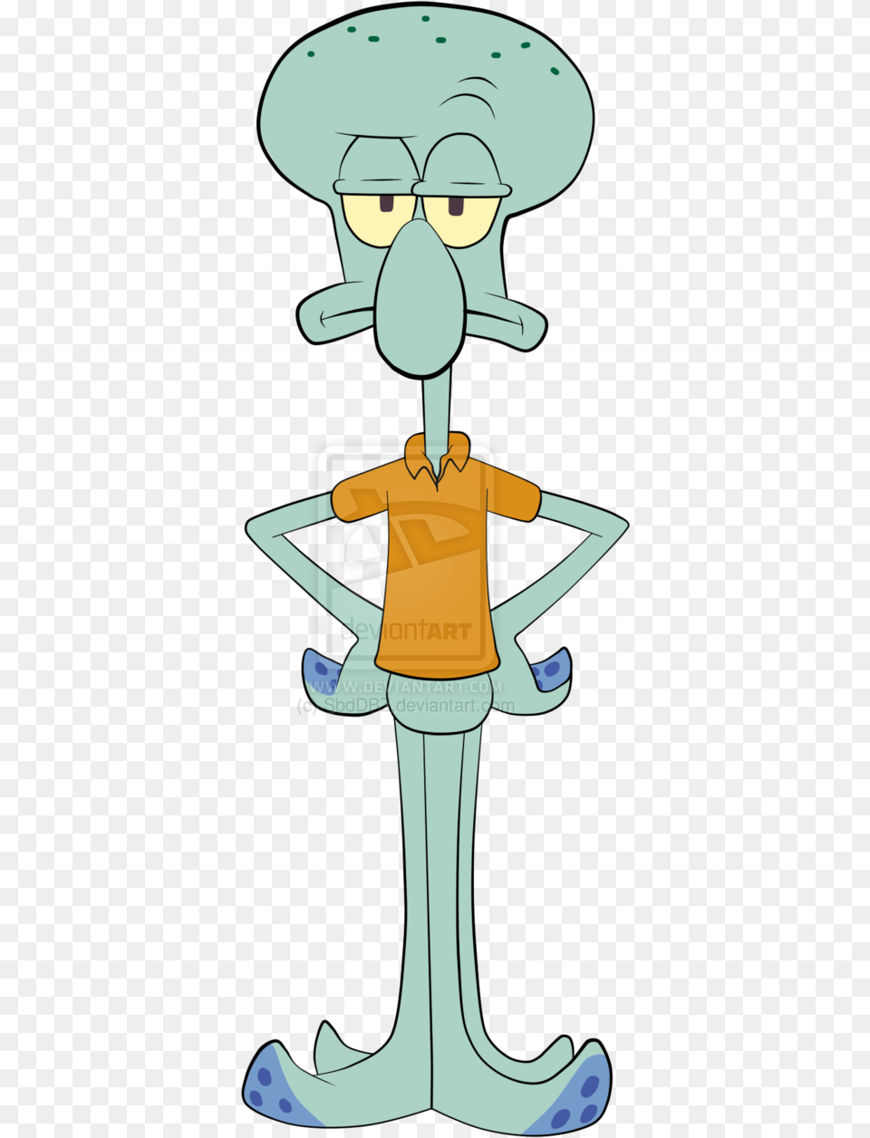 Squidward By Sbddbz Fan C Oons Comics Digital Other Squidward Wallpaper For Iphone, Boy, Child, Male, Person Free Png