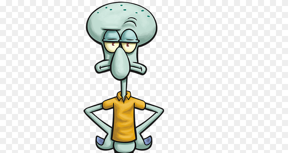 Squidward From Spongebob Squarepants Cartoon, Alien, Baby, Person, Art Free Png