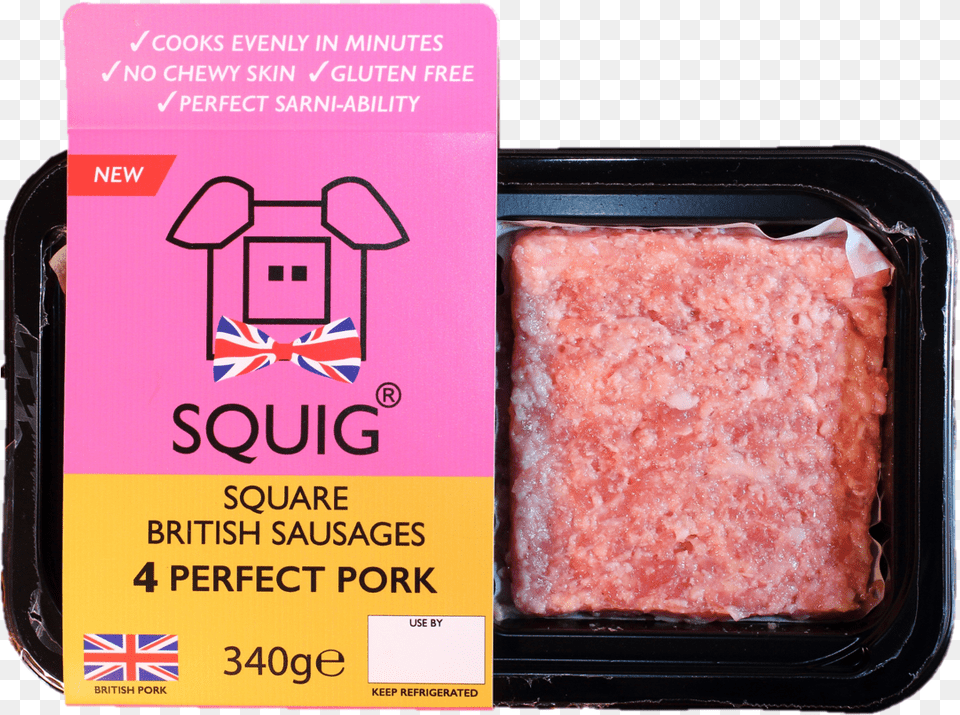 Squig Is The New British Square Sausage Squig Square Sausage, Food, Meat, Pork Png Image
